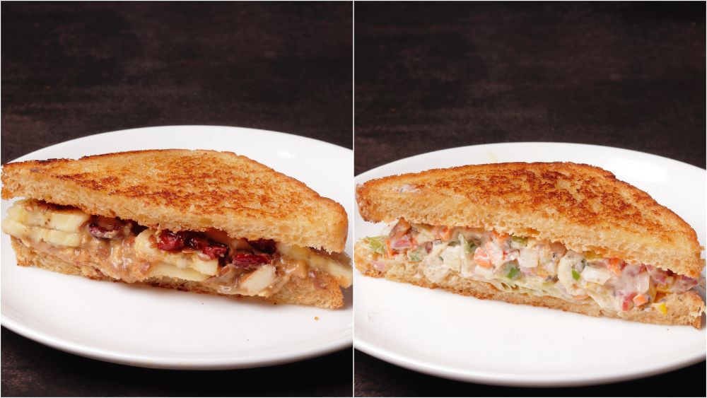 2 Healthy Sandwich recipes in 5 minutes