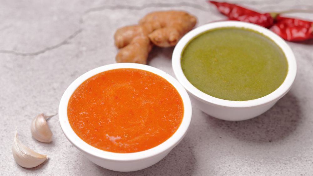 Red and Green Chutney