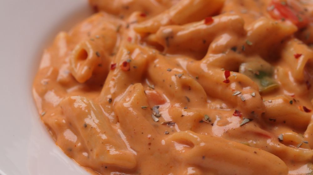 pink sauce pasta