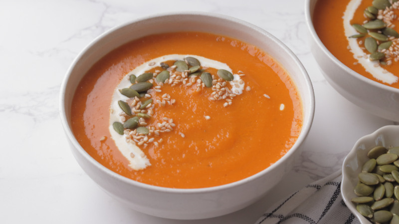 Healthy Carrot & Ginger Soup
