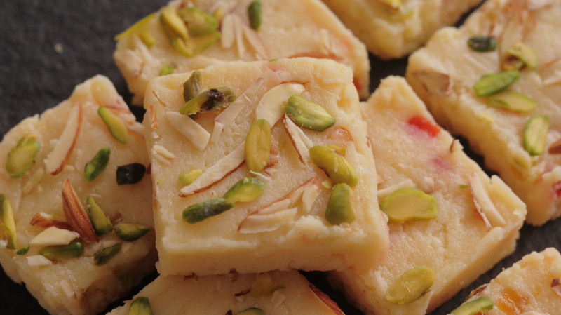 Instant Barfi in 10 mins