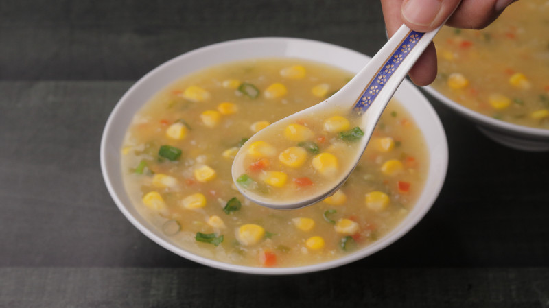 Sweet Corn Soup – Restaurant Style